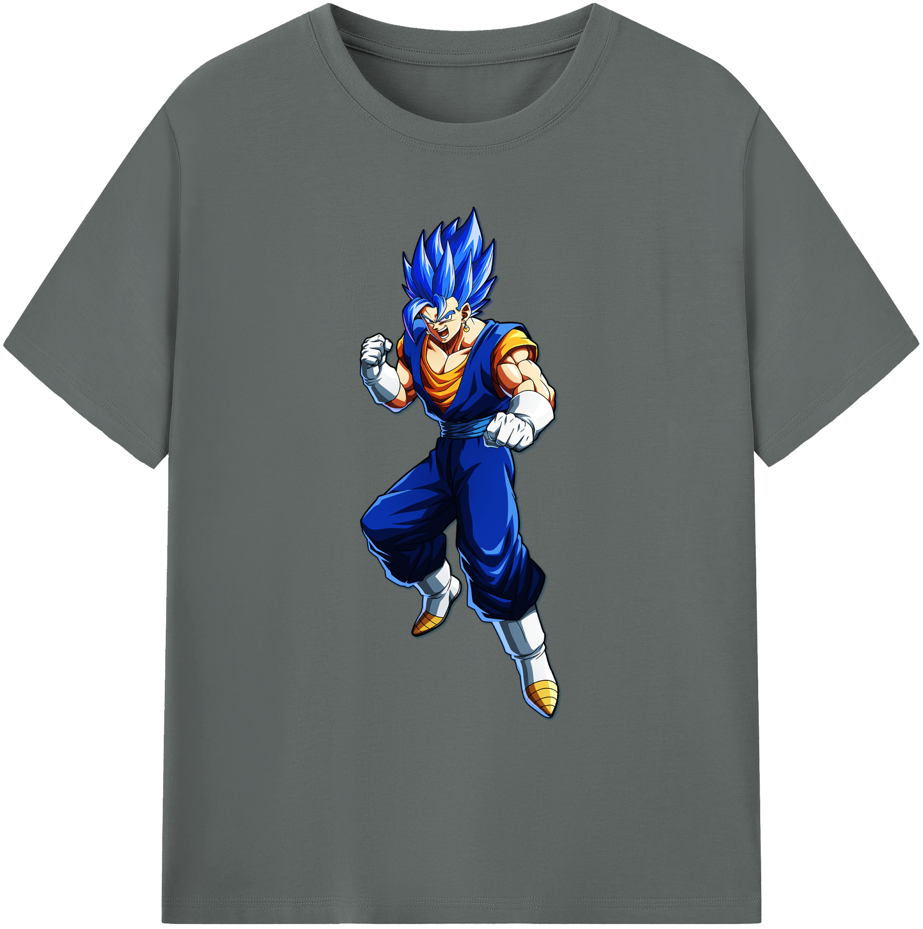 （画像用） ドラゴンボール ベジット DRAGON BALL Vegetto 綿100％ メンズ半袖Tシャツ｜肌触りやわらか＆通気性